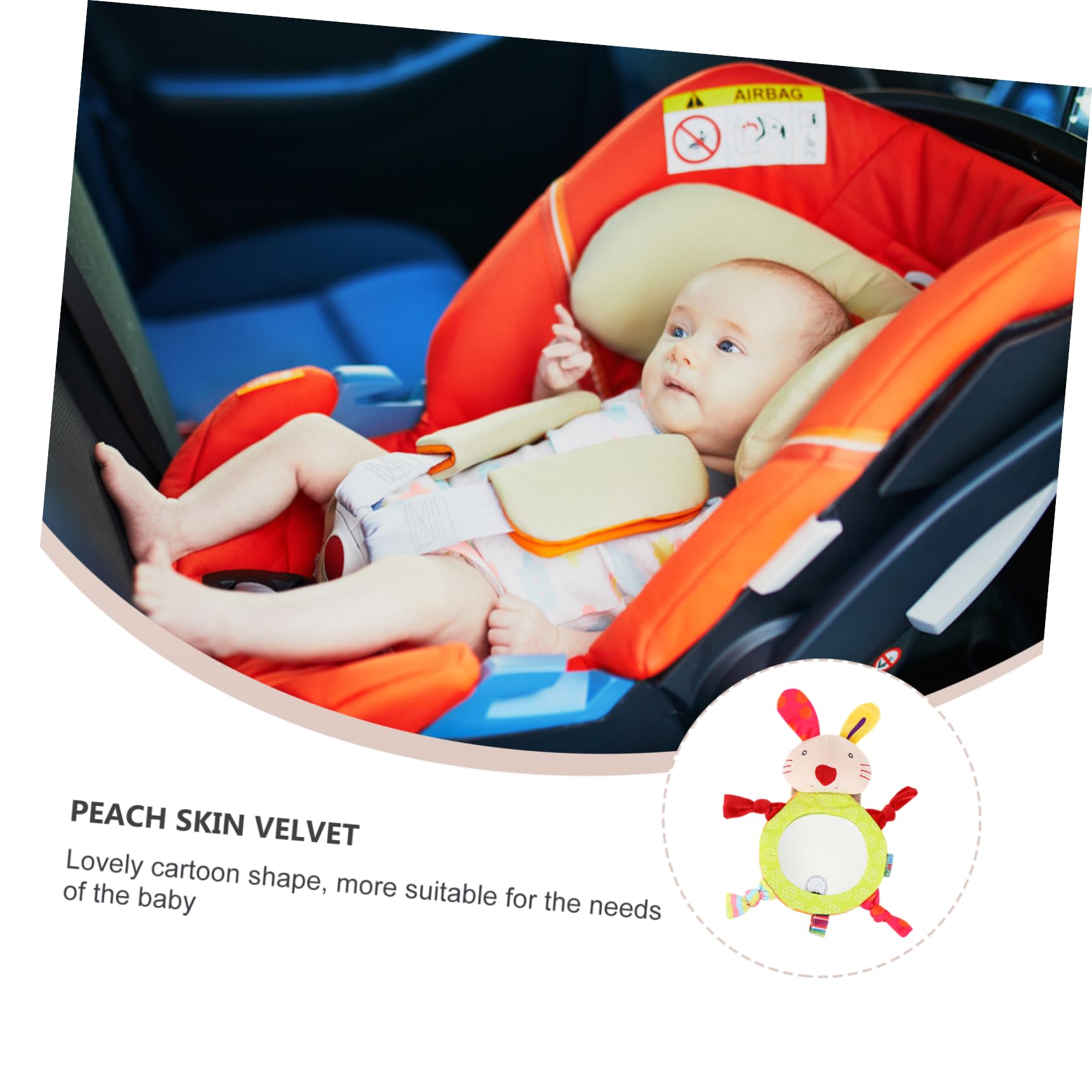 HEMOTON 2 Specchietti Per Neonati Specchietti Retrovisori Per Auto Grandi E Sicuri Per Viaggi in Famiglia