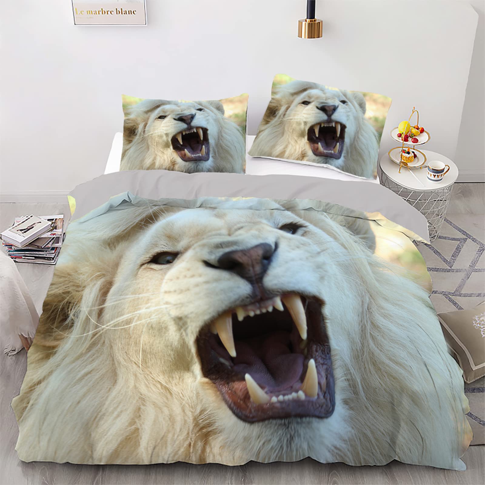 Parure de lit fille 140x200 blanche pour créer un cocon de douceur dans sa chambre
