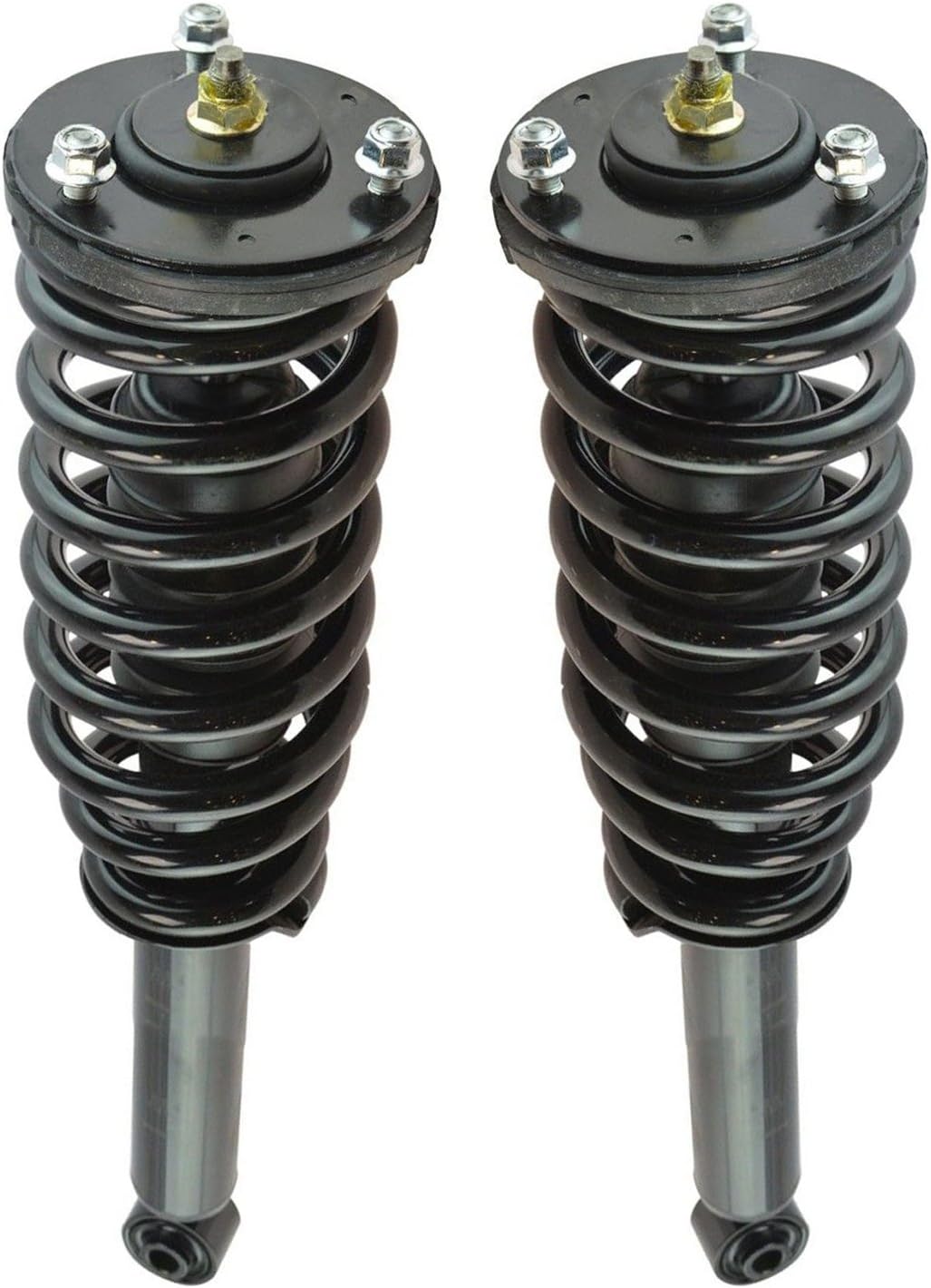 TRQ Front Loaded Quick Complete Shock Strut Spring Assembly Driver Passenger Pair Compatible with 2003-2009 Kia Sorento