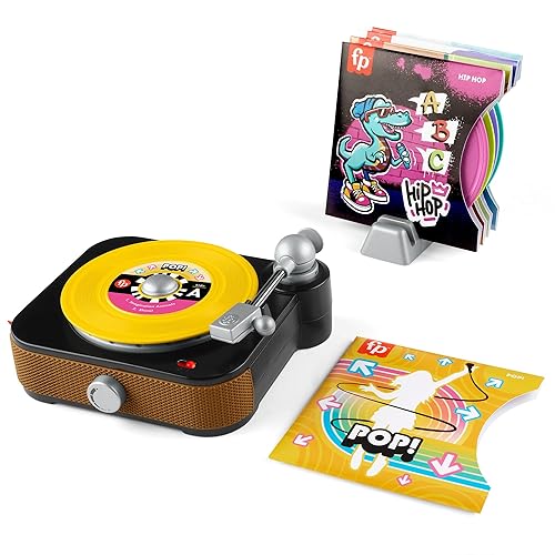 Fisher-Price Musical Toy, Rockin’ Record Player for Preschool Pretend Play for Kids Ages 3+ Year