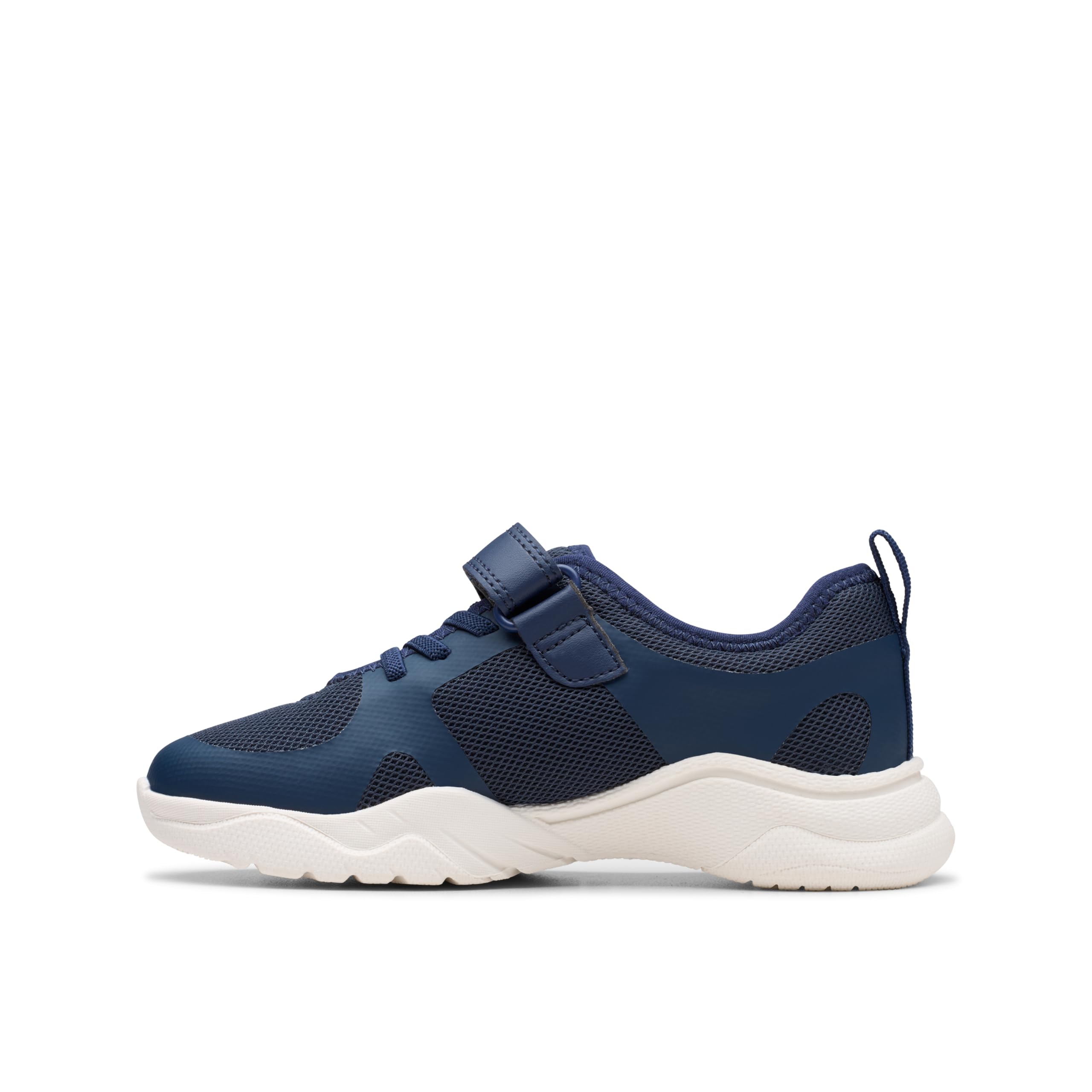 Clarks Feather Ath K Childrens Navy, 9.5