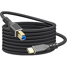 USB C to USB B 3.0 Cable 1Ft,5Gbps Data Transfer,Type B to Type C Cord