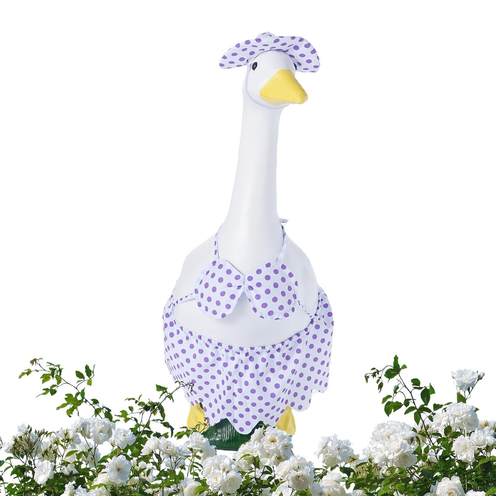 Tayheart Porch Goose Bikini Outfits, 23 Inch Porch Goose Summer Swim Outfit, Novelty Porches Geese Bathing Suit Statue Costume, Funny Porches Geese Duck Clothes Outfit, for Outdoor Decor