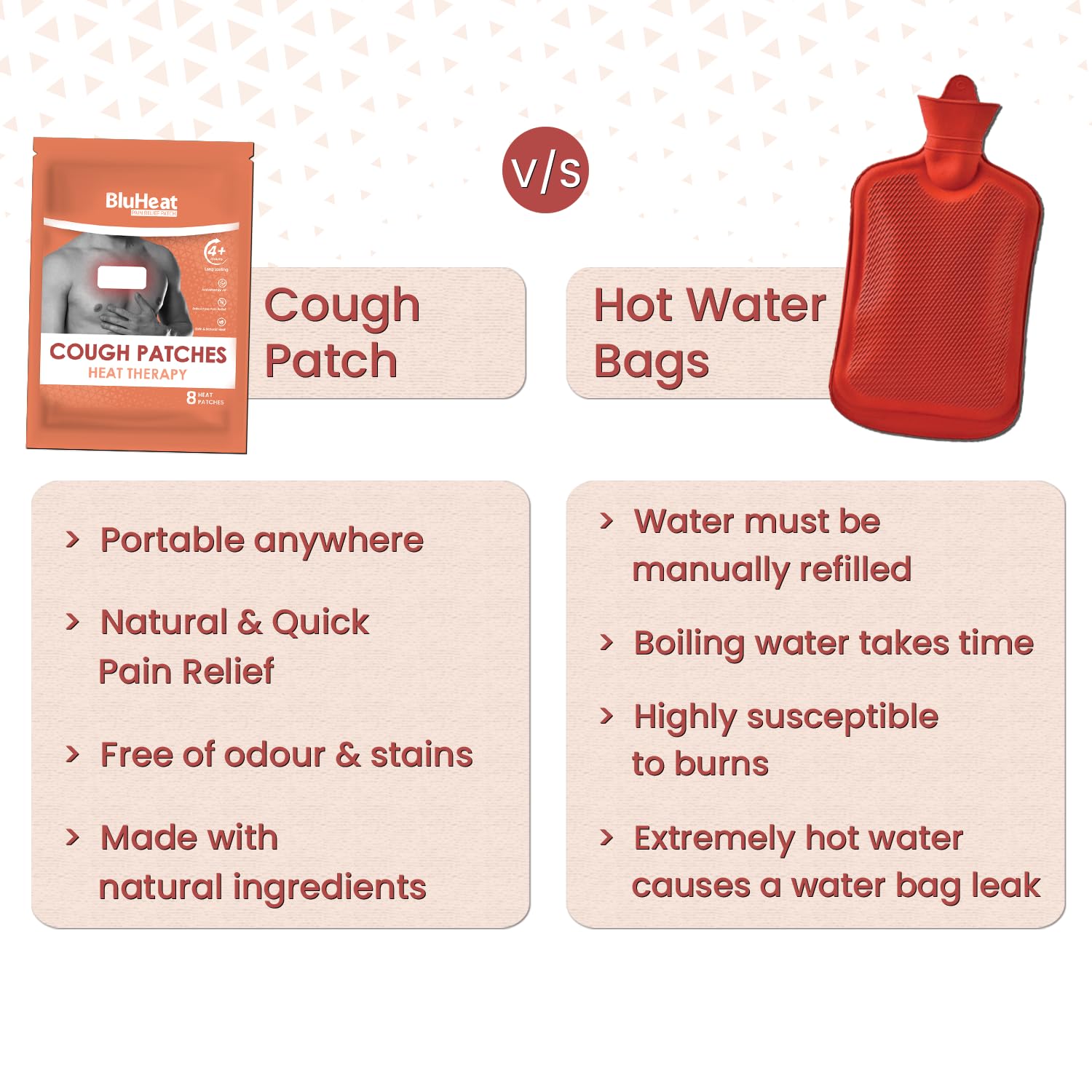 Cough Decongestion Patches 4 Large New technology Heat Therapy Patches Safe and Natural Odour-Free, Air-Activated, Long-Lasting Ideal for All Skin Types — Amazon image 9