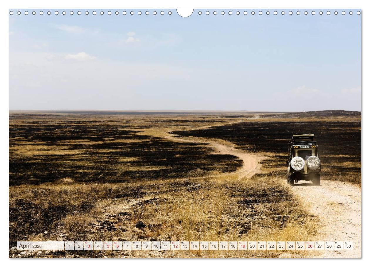 Tansania - Durch die Nationalparks Ostafrikas (Wandkalender 2026 DIN A3 quer), CALVENDO Monatskalender: Die beeindruckende Region zwischen ... Volksgruppen unserer Zeit. (CALVENDO Orte)