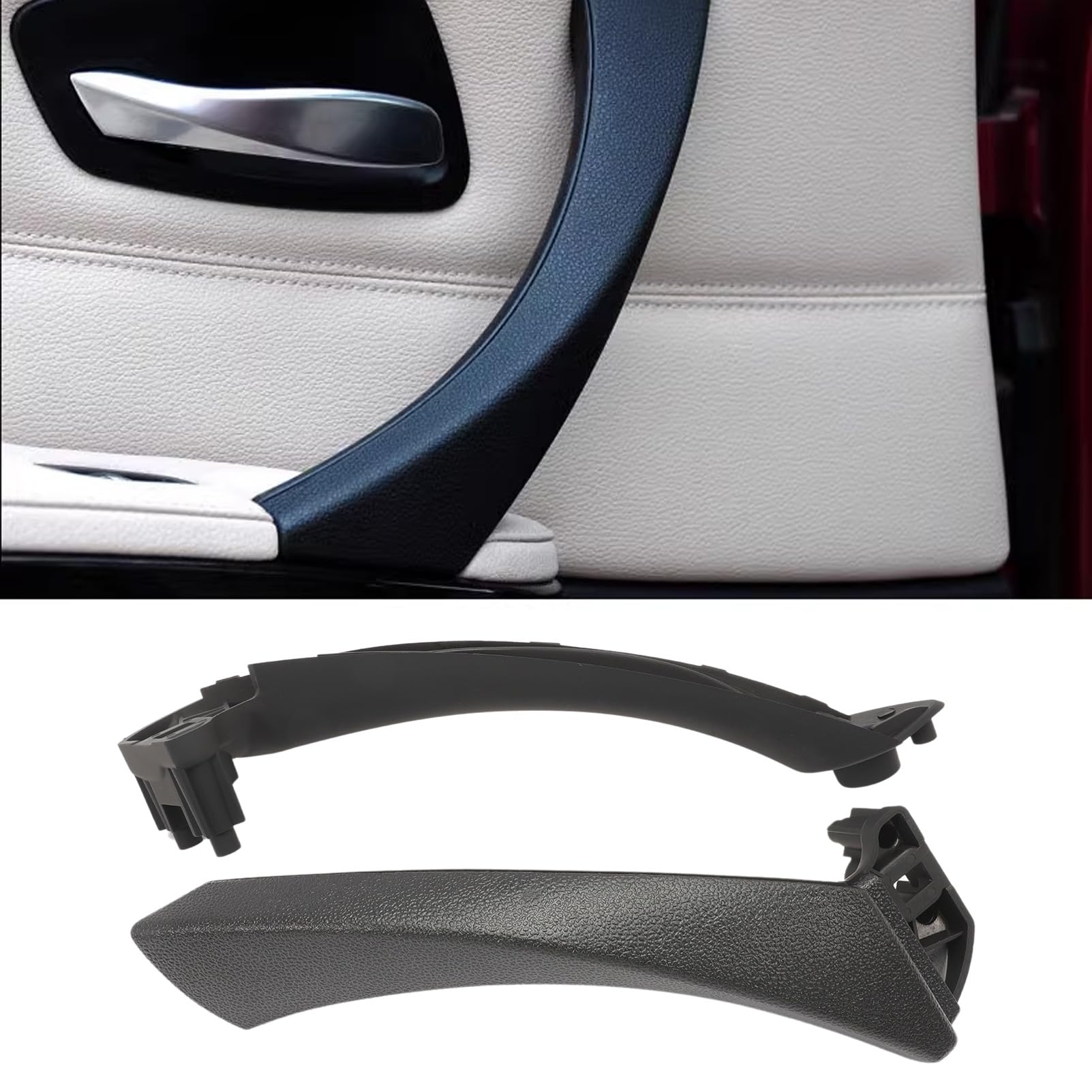6PCS Maniglia Porta Interna Sinistra & Destra per E90 E91 E92 E93 maniglia interna della portiera 51417230849 51419150335 51417230850 51419150336 Interne Maniglia