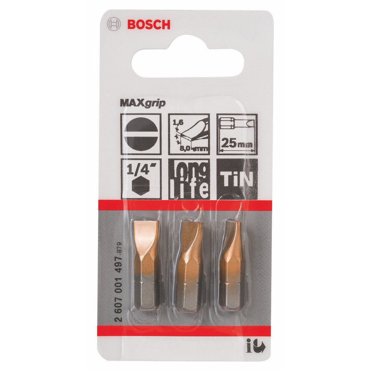 Bosch 2607001490 Max Grip Flat Bit 4.5x 25mm Pack Of 3 - Ray Grahams DIY Store