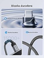 Vista 6 de JSAUX Adaptador USB C a conector de audífonos hembra de 6/64" (3.5 mm) para audio auxiliar, compatible con Samsung Galaxy S23, S23+, S23 Ultra, S22