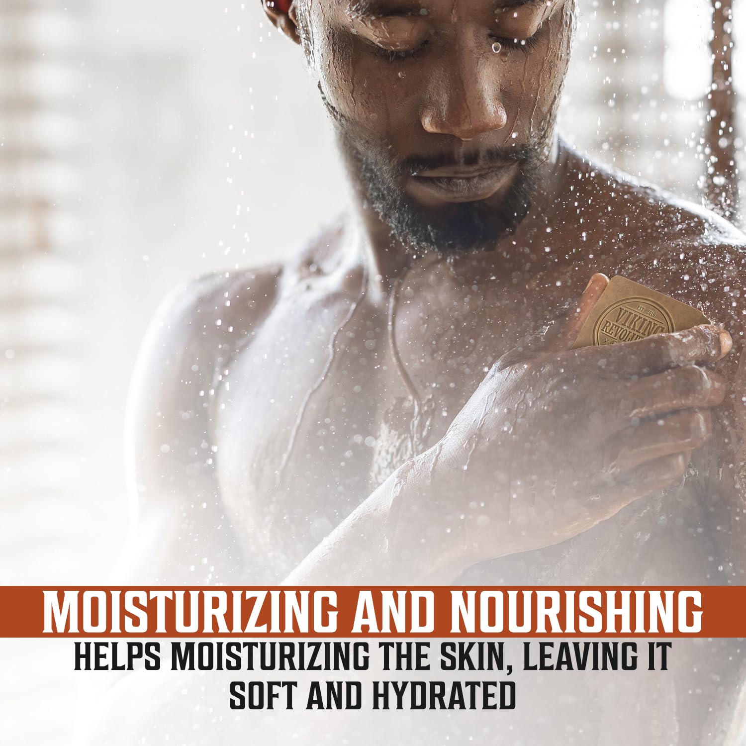 Viking Revolution Cedar and Pine Beard Oil for Men and Cedarwood and Pine Natural Soap for Men - Natural Argan & Jojoba Beard Softener, Mens Soap Bar with Essential Oils Cold Pressed Bar Soap for Men