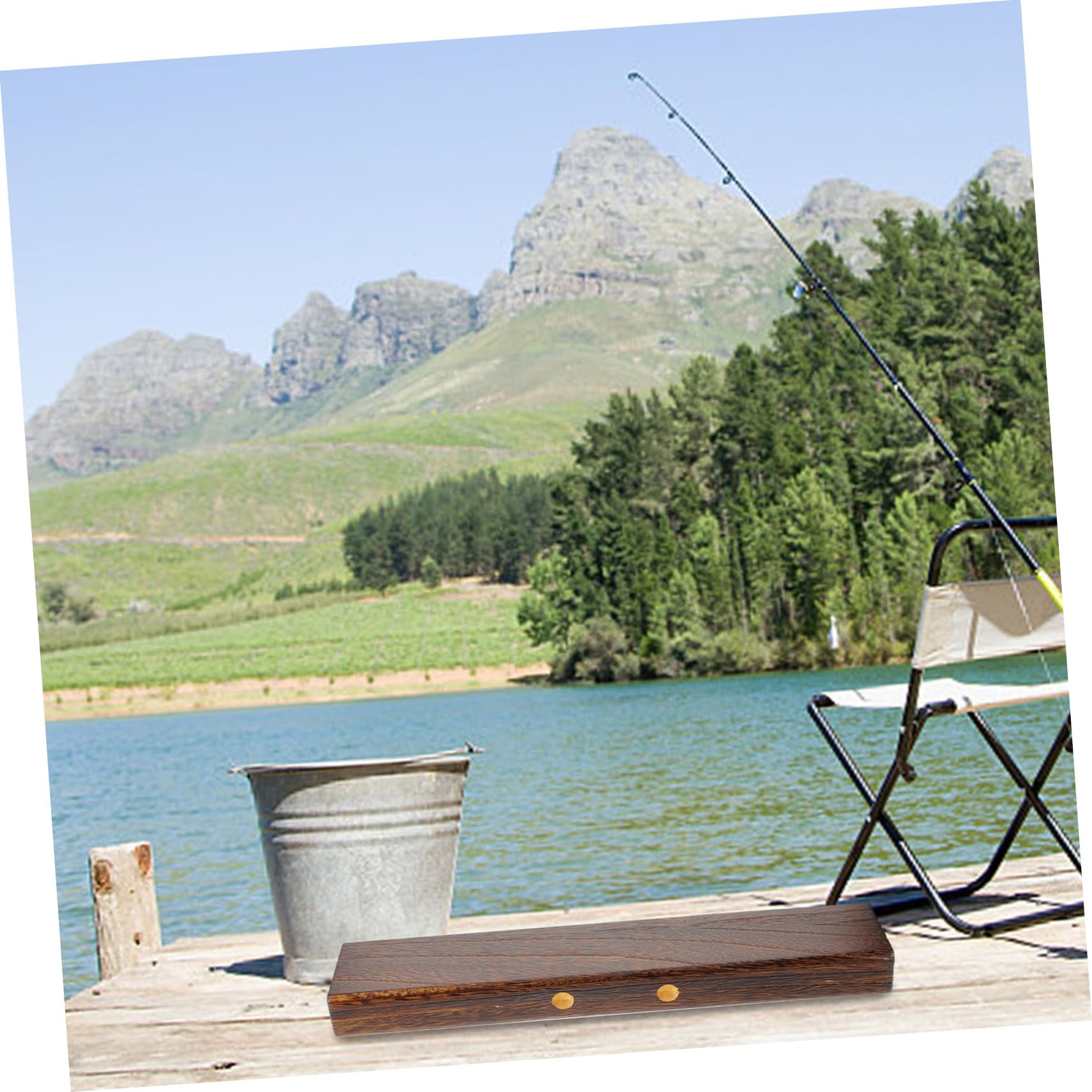 HEMOTON Lot De 5 Boîtes De Rangement En Bois Pour Leurres De Pêche