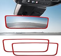 Vista 12 de Ohleats Marco Protector para Espejo Retrovisor de Coche, Funda de Protección de Borde de Espejo Retrovisor de Silicona Compatible con Modelo 3