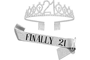 FUNSACHY 21st Birthday Girls Headband