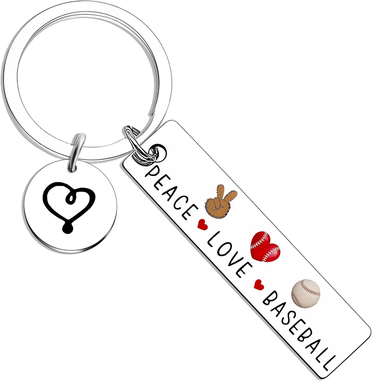 Basketball Gymnastics Cheerleader Volleyball Soccer Softball Baseball Team Keychain Player Coach Gifts Cheer