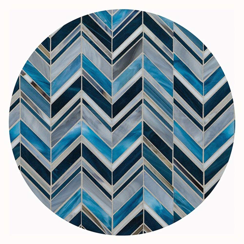 Tapis de yoga antidérapant rond 160cm lavable pour un salon sécurisé