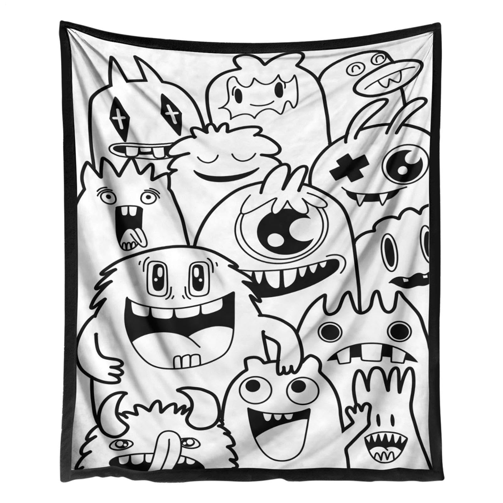 Couverture à colorier en toile textile créative : le cadeau idéal pour enfant