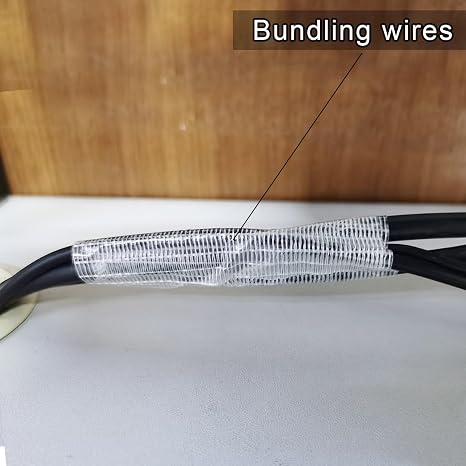 BOMEI PACK Crossweave Reinforced Tape 1 roll 75mm x 50m Strong 170mic thickness Clear Bi-Directional Filament Strapping Fiberglass Reinforced Heavy Duty Bundling Tape