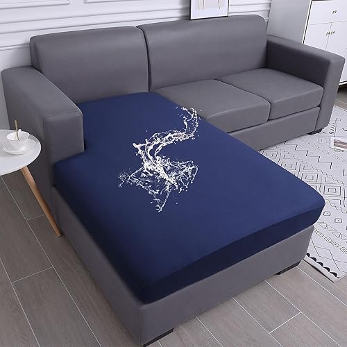 hyha Fundas de cojín impermeables para sofá seccional, lavables, en forma de L, fundas de cojín para sofá seccional, fundas de sofá para mascotas