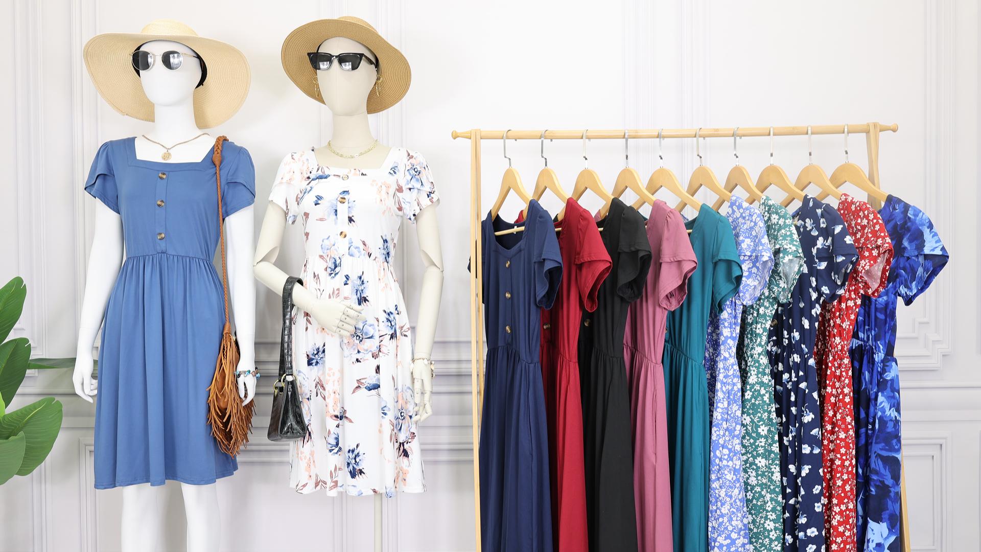MOLERANI Vestido De Verano Para Mujer Elegante Vestido De Manga Corta