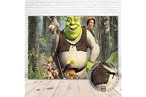 YR Shrek Swamp Backdrop 7x5ft Wild Jungle Forest Backdrops