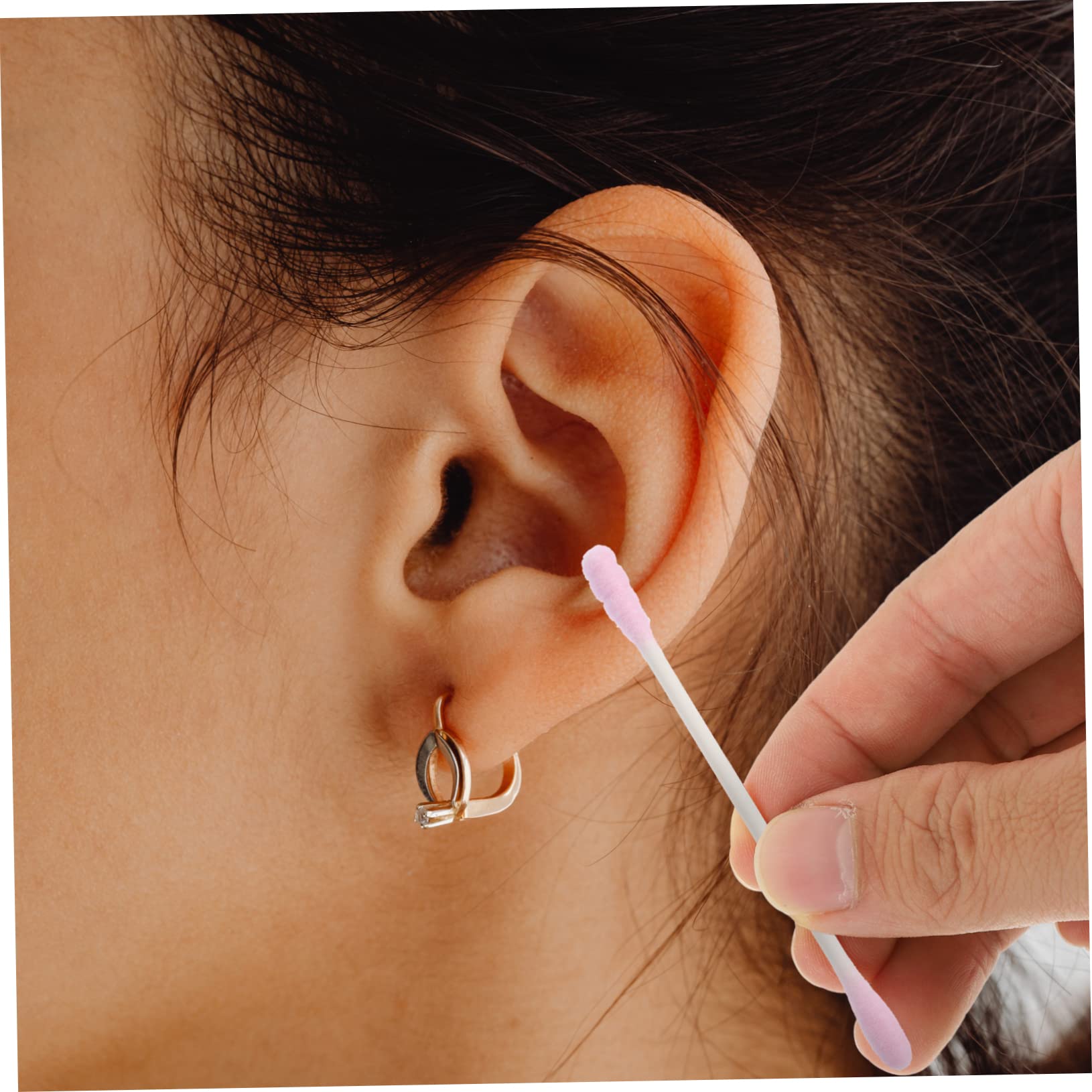 Didiseaon Makeup Cotton Swabs 400 Pcs Double Head Gentle for Makeup Removal and Applicati