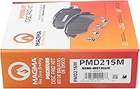 Vista 5 de MAGMA Fire Born Braking Premium PMD215M Pastillas de freno semimetálicas, delanteras