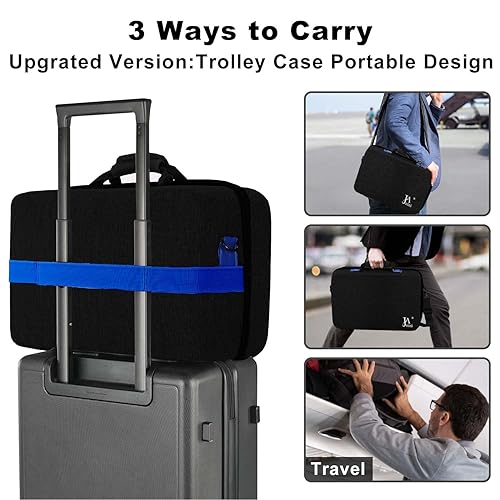 Miniatura 4 de Hard Shell Travel Carrying Case for PS5, Portable Protective Playstation 5 Carry Bag Compatible with Console Controller DiscDigital Edition, Base,