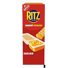 Handi-Snacks RITZ Crackers 'N Cheesy Dip Snack Pack, Lunch Snacks for Kids and Adults, 0.95 oz