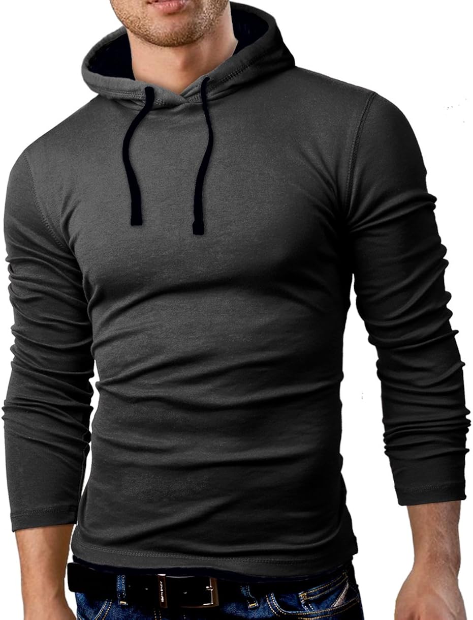 Grin&Bear Men's Long Sleeve Hoodie, GB101