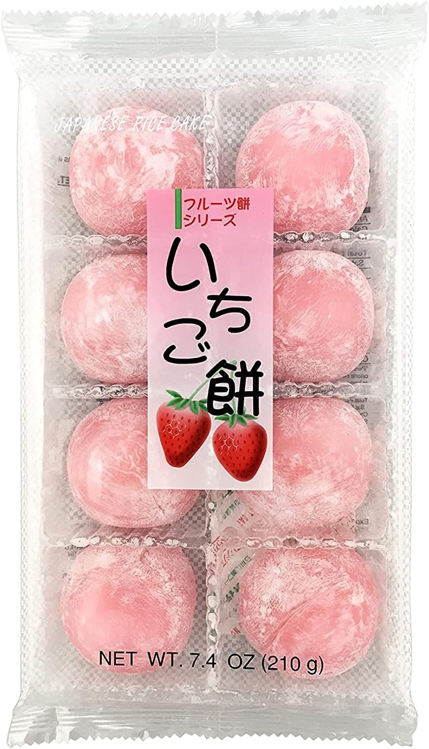 Daifuku Fruits Mochi Ichigo,7.4oz/210g