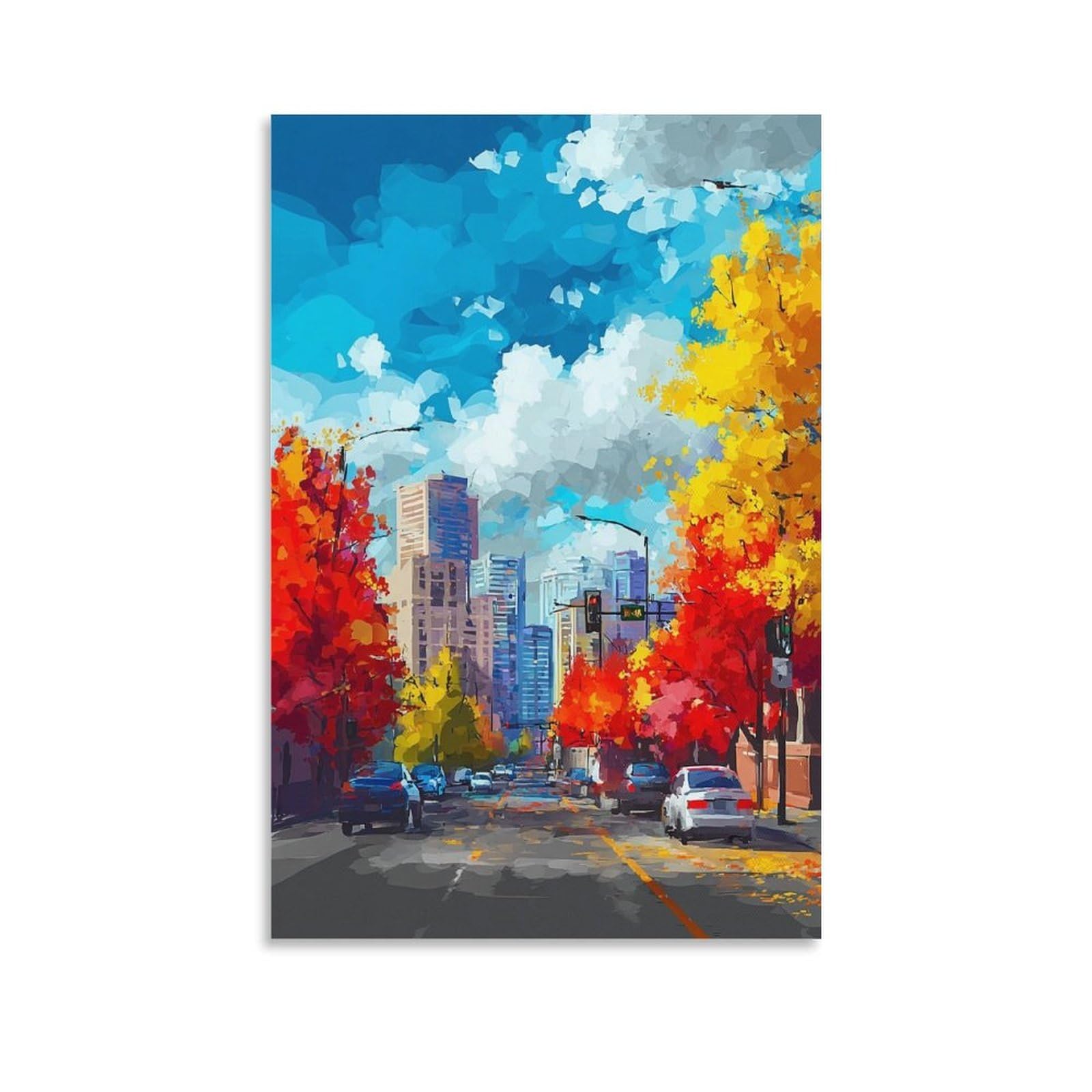 ZBBGGOZ Denver Posters 08x12inch(20x30cm) Canvas Wall Posters And Art Picture Print Modern Family Bedroom Decor