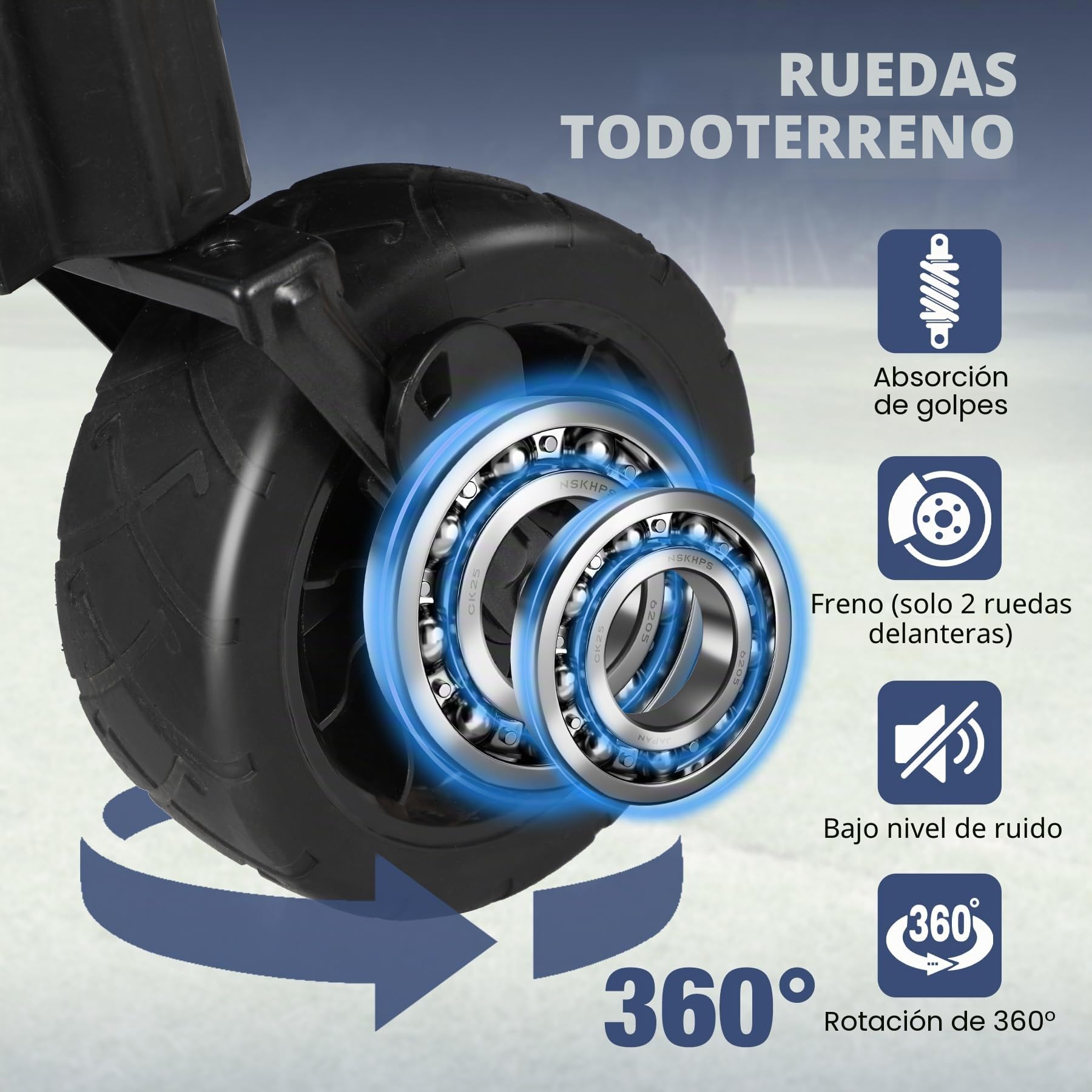 REDCAMP Carrito plegable para perros con techo extensible, 136 kg de capacidad, ruedas todoterreno con frenos, para camping y jardín al aire libre, tela Oxford 600D