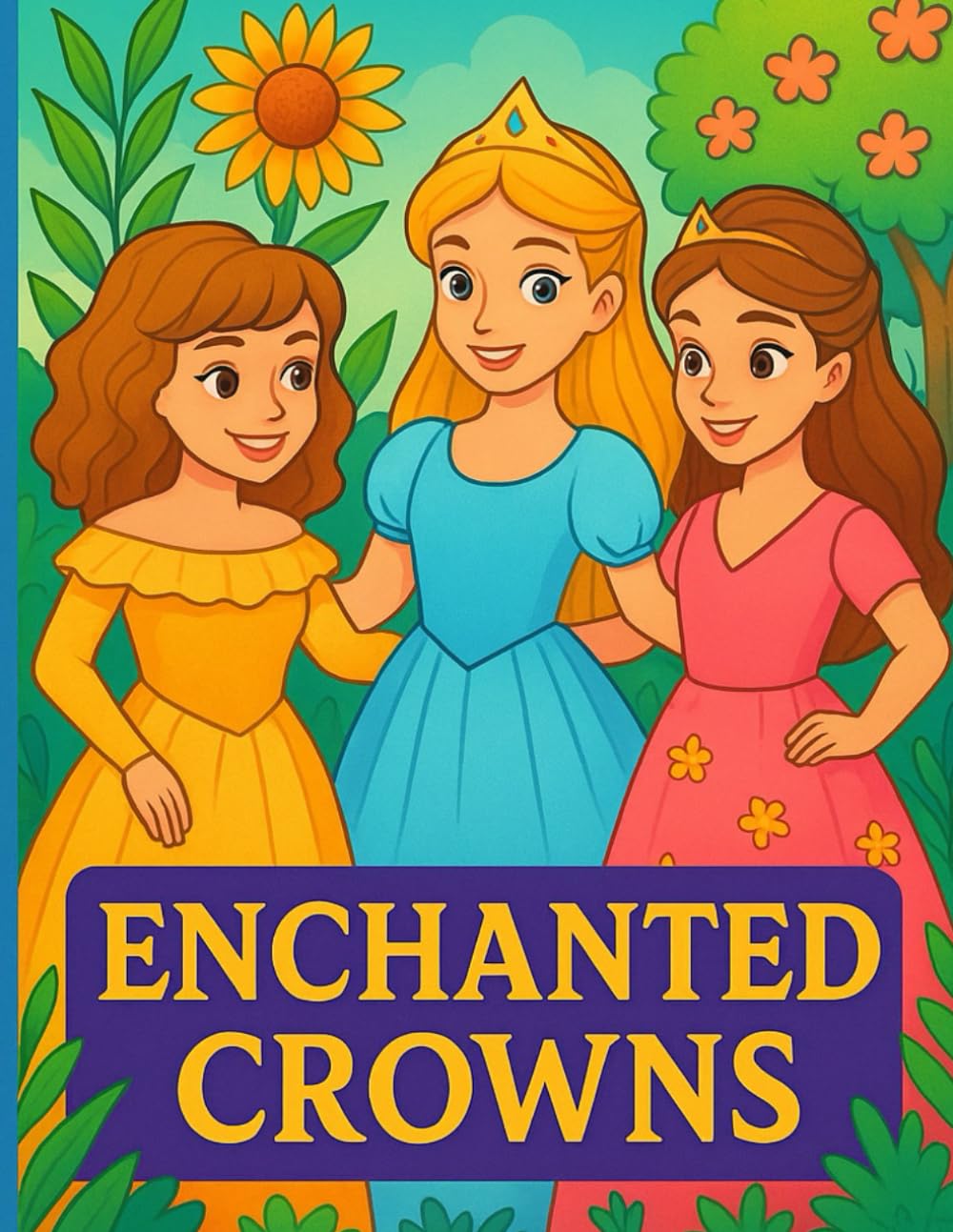 Enchanted Crowns: A Magical Princess Coloring Adventure
