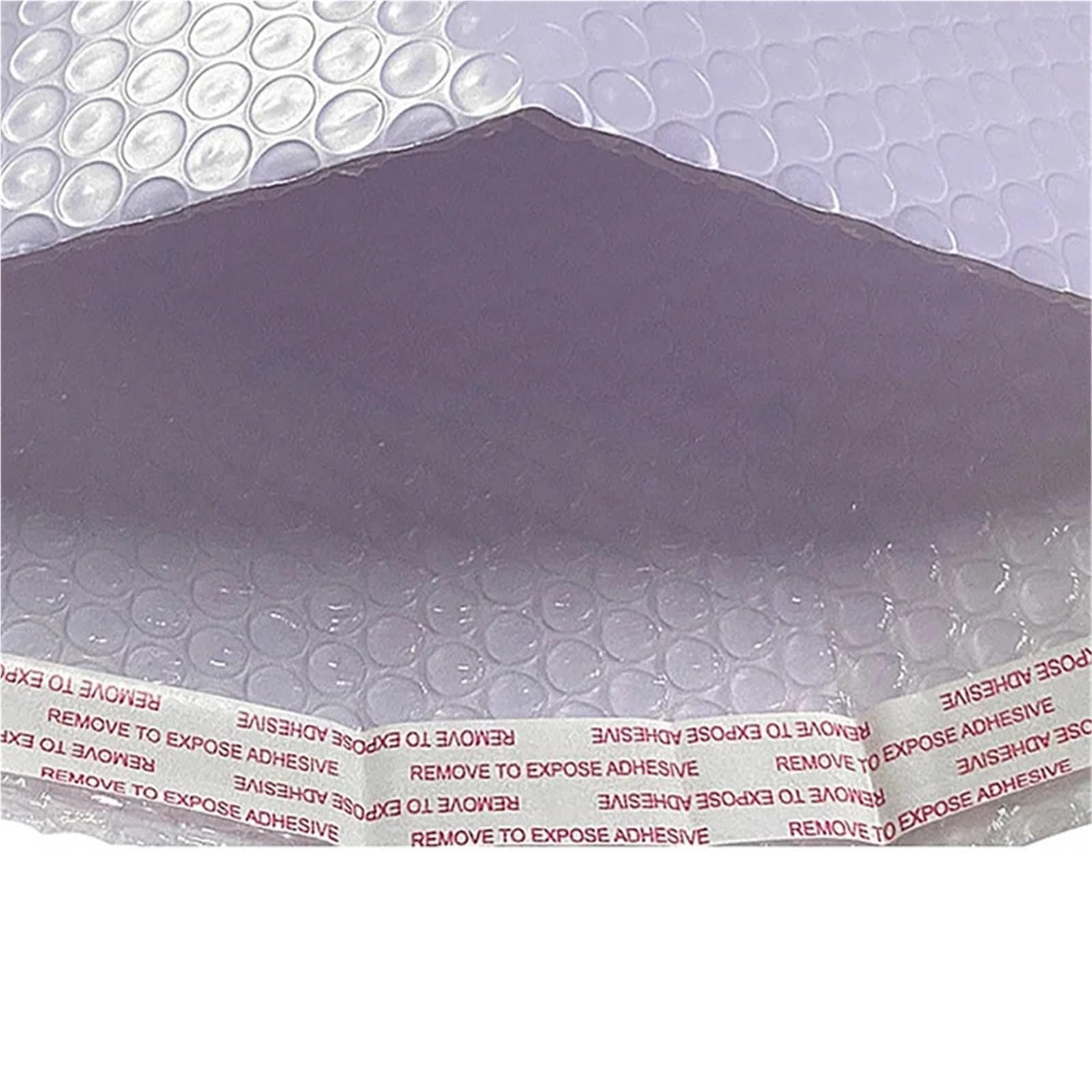 Luftpolsterumschläge 50 Stück lila Luftpolstertaschen, gepolsterte Versandumschläge, Mailer for die Verpackung, selbstverschließende Versandtaschen mit Luftpolsterpolsterung(13 * 15cm)