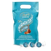 Lindt LINDOR Praline di Cioccolato al Latte con Ripieno Caramello Salato