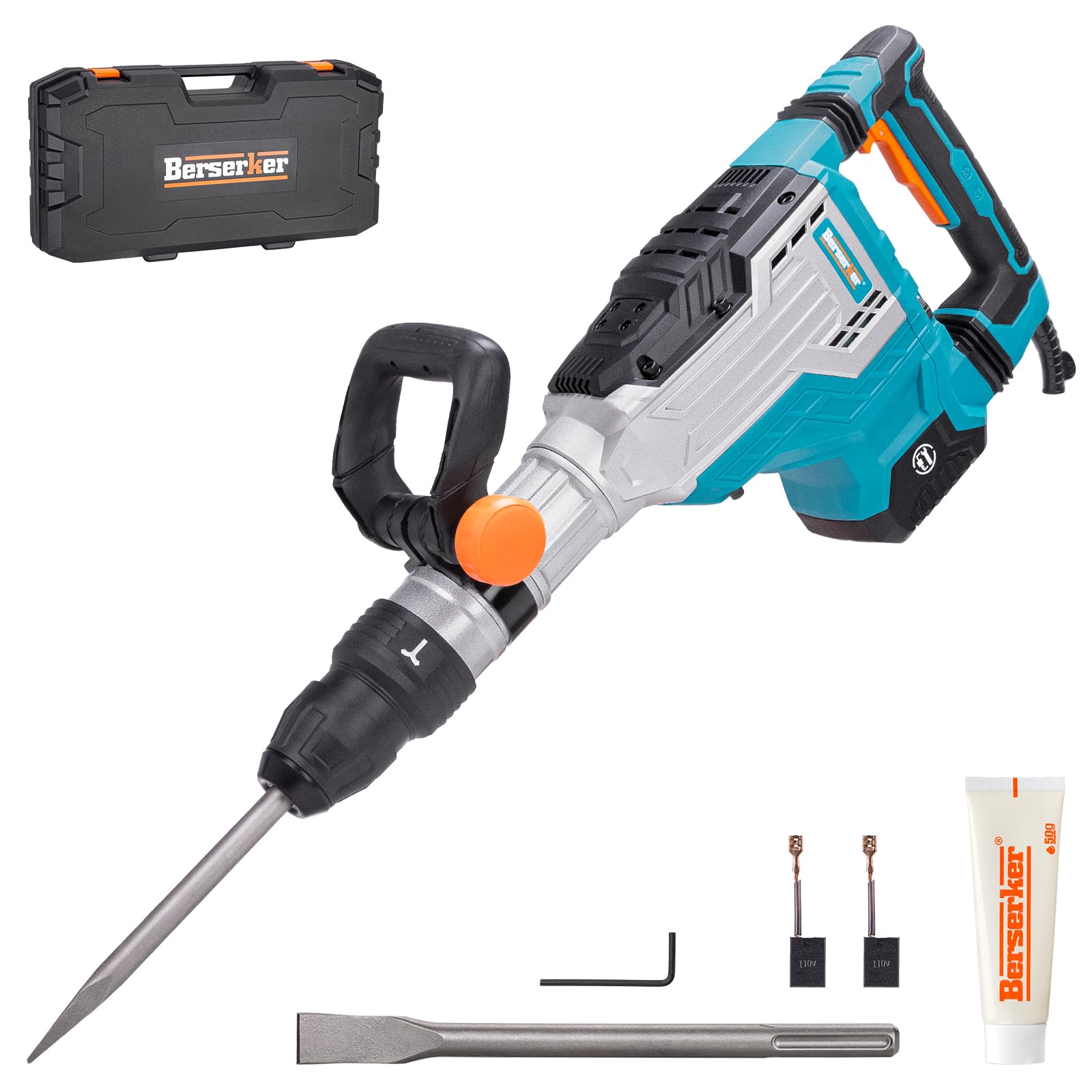 Berserker 1700W 25-Pound SDS-Max Demolition Jack Hammer 65H,14-Amp Corded