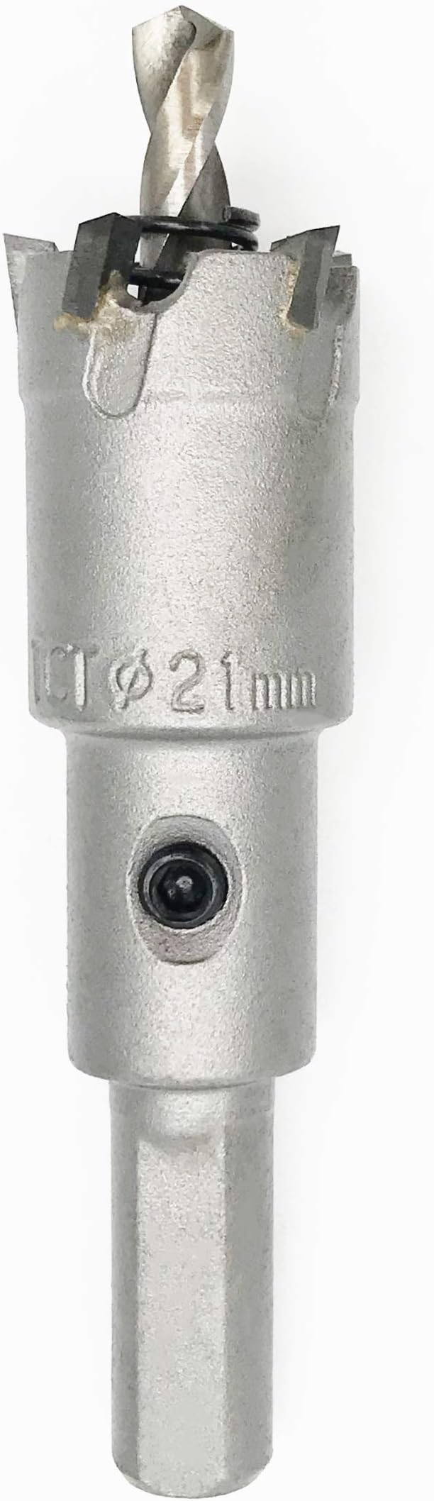 21mm HSS Tungsten Carbide Hole Saw, TCT Cutter Drill Bit for Metal Stainless Steel Wood Aluminum