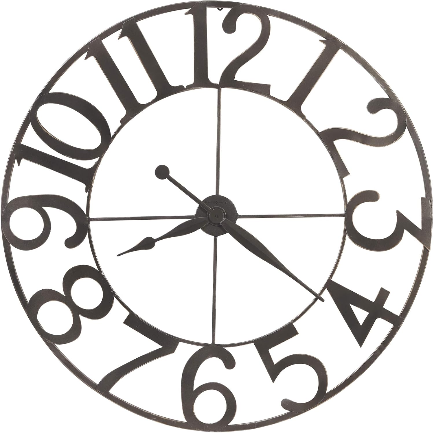 Buy Howard Miller Felipe Wall Clock 625 674 Dark Charcoal Gray