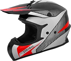 Jeugd Motorcrosshelm, Kinder Motorhelm MX Quad ATV Sport Enduro Crash Crossmotorhelm, Volwassen Full-face Off-road Motorhelm, Met Bril Masker Handschoenen ( Color : Green , Size : S(52-53CM