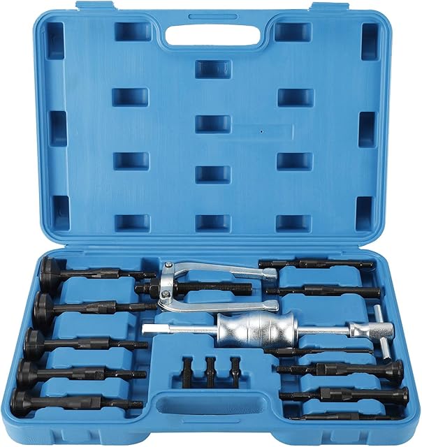 FreeTec Bearing Extractor Set Inner Internal Blind Remover Bushes Puller,16 pcs