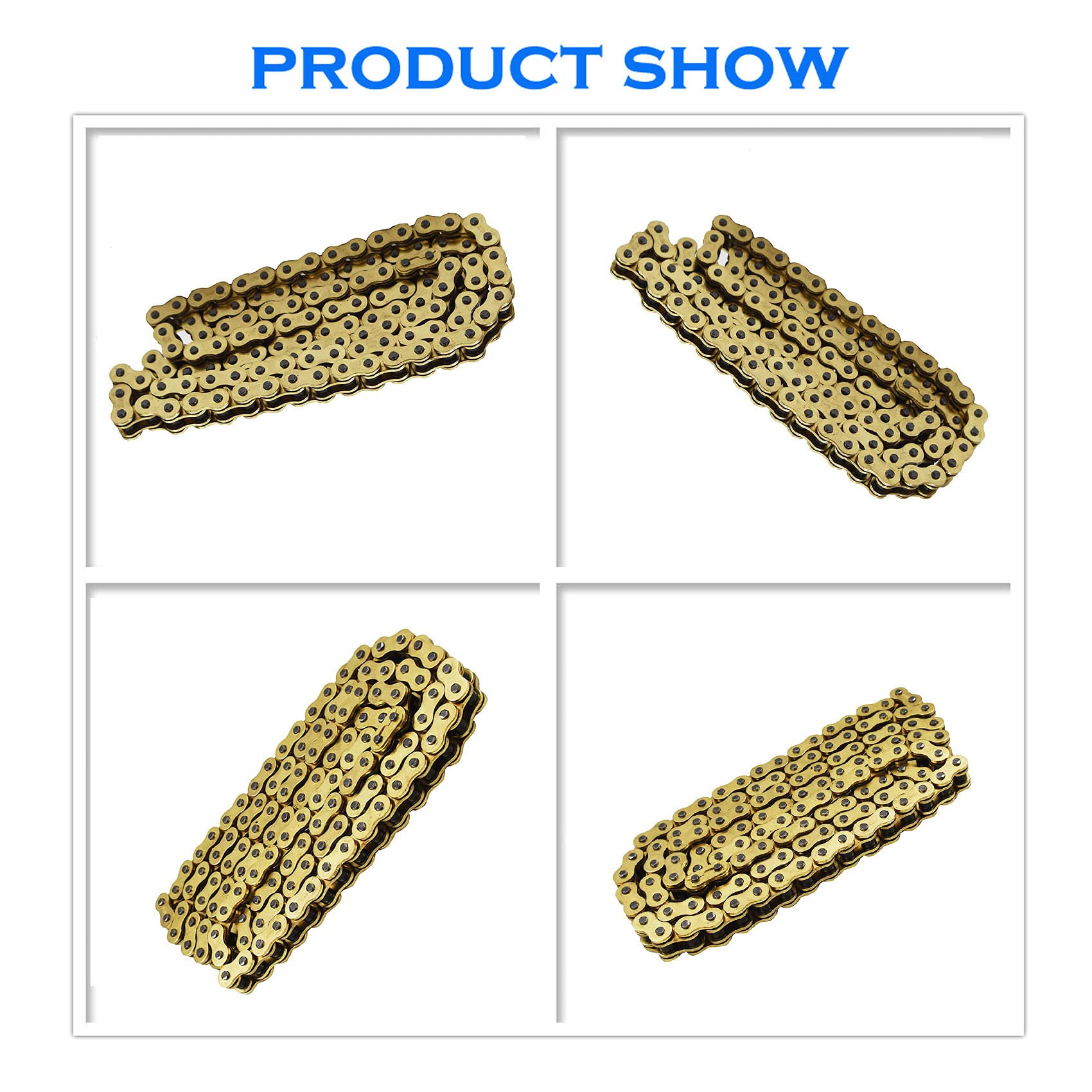 ごろう Amazon.com: labwork Drive Chain Gold Color with O-Ring 525