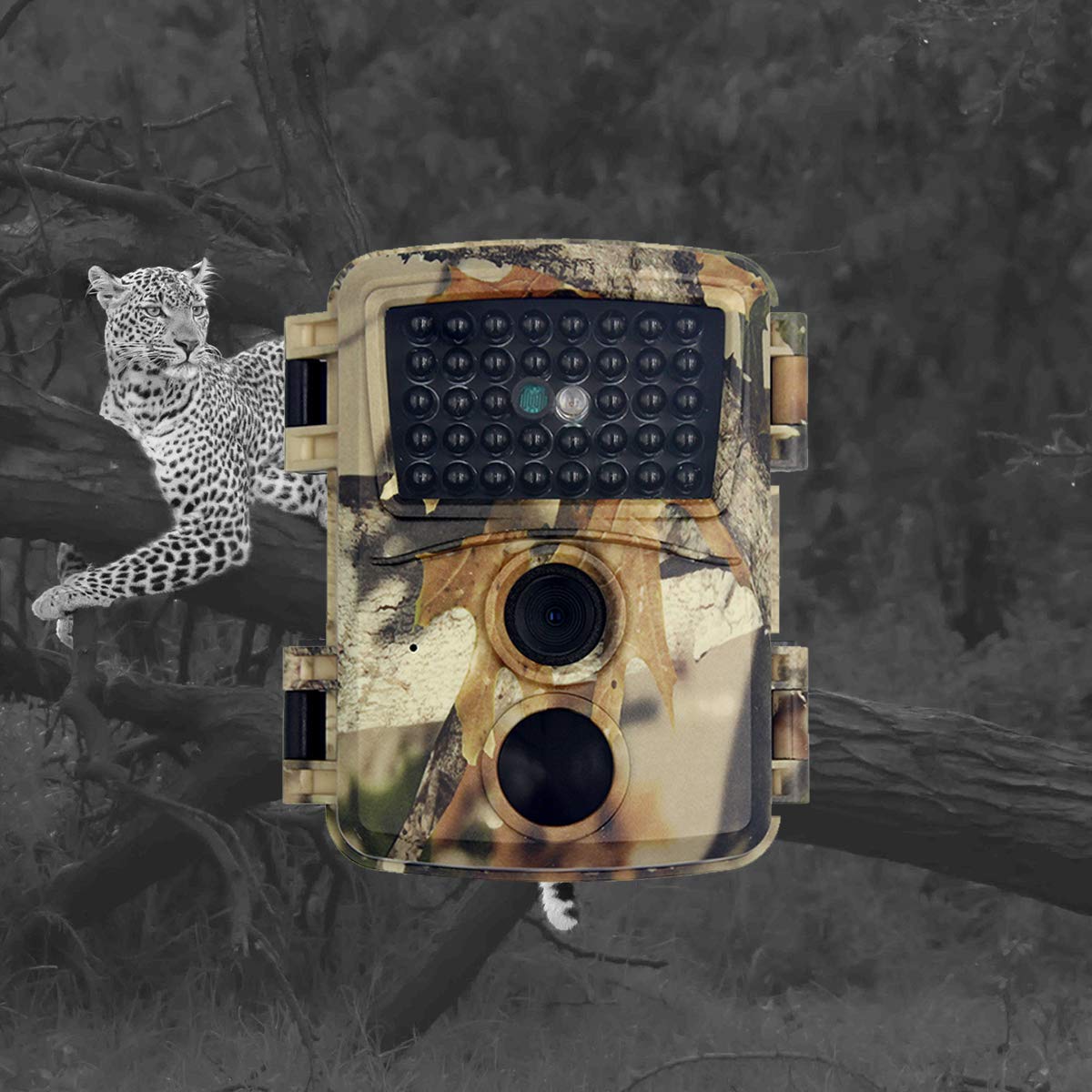 Fotocamera Per Animali Selvatici 5K E 60MP - Con Wi-Fi, Sensore Di
