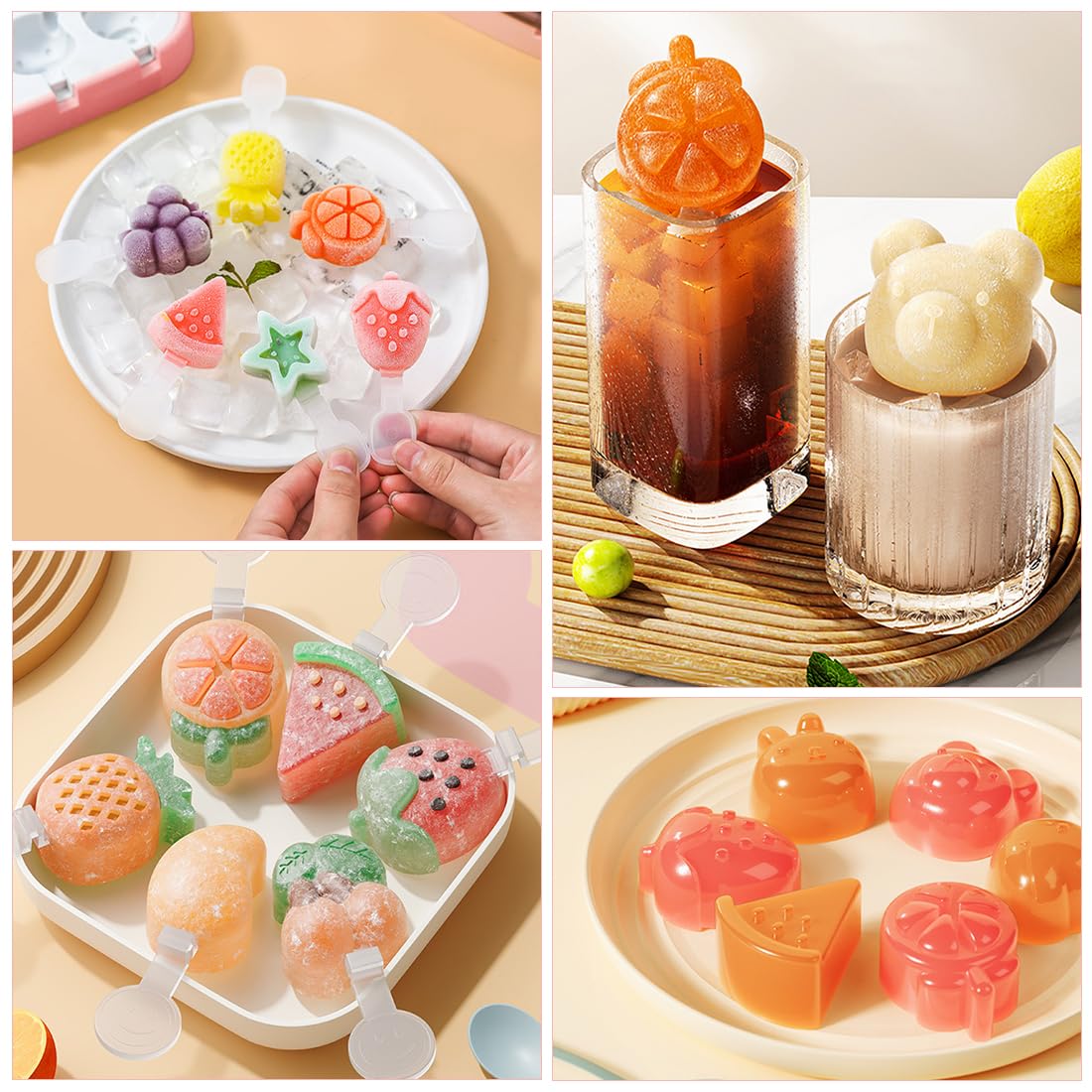 Stampini Ghiaccioli Bluelves 6 Pezzi | Silicone Senza BPA | Con Bastoncini E Base | Per Bambini E Adulti - Foto 9