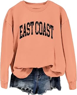 East Coast Sweatshirt, East Coast Sweatshirt For Women, Vintage Travel shirt
