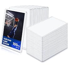 Card Sleeves Top Loaders for Cards,100 Pcs Hard Plastic Premium Card Protectors,Cards Holder for Baseball Cards Gaming Cards Trading Cards Football Game Cards,3"X4"