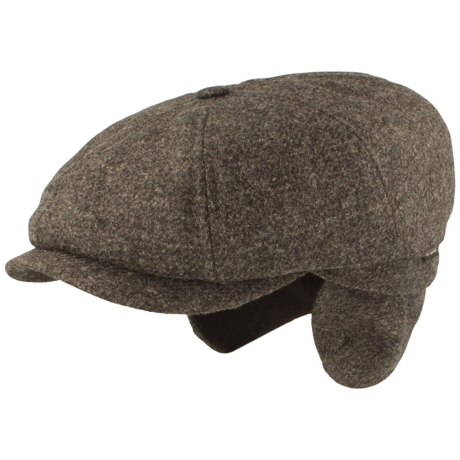 Breiter Gorro de invierno con membrana Sympatex y protección para las orejas plegable, 8 piezas, de lana, 57, antracita, 57
