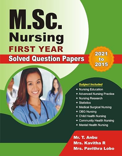 MSc Nursing solved question papers first year (2021-2015) by Anbu, Kavitha