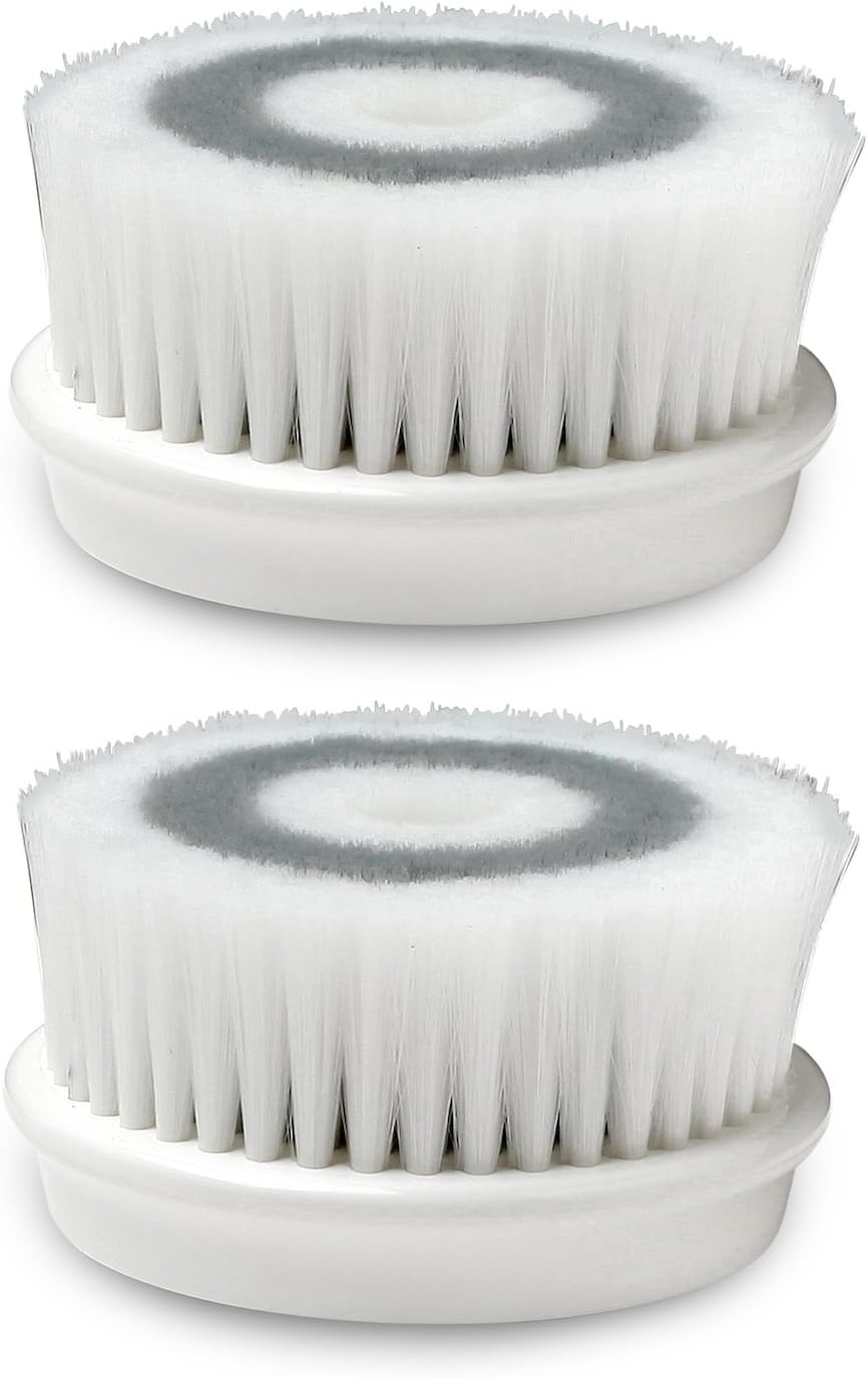 Fancii Skin Soft Facial Brush Replacement Heads (Pack of 2)