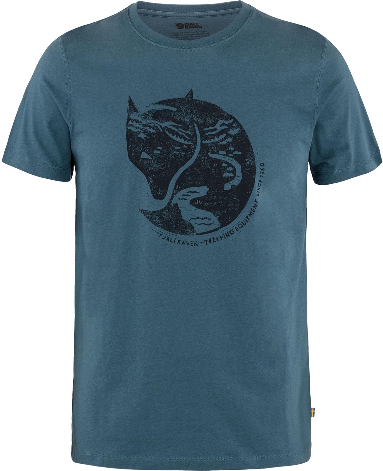 Fjällräven Men's Indigo Blue Fjallraven Arctic Fox T-Shirt M, L