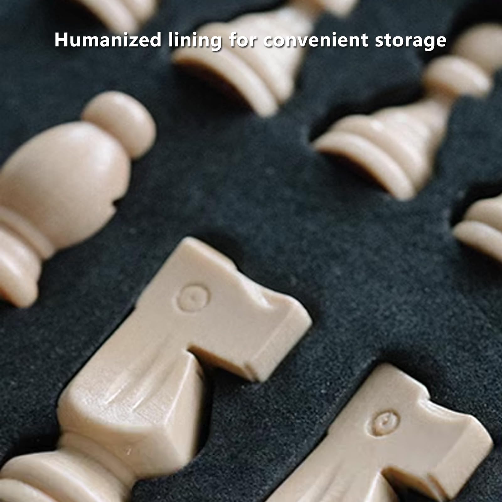 Scacchiera in Legno,11.4" Scacchiera Portatile con Slot di stoccaggio degli Scacchi,Facile da trasportare, Scacchiera Magnetica in Legno per i Principianti e Adulti(Size:15.9 * 15.9 * 0.9in)
