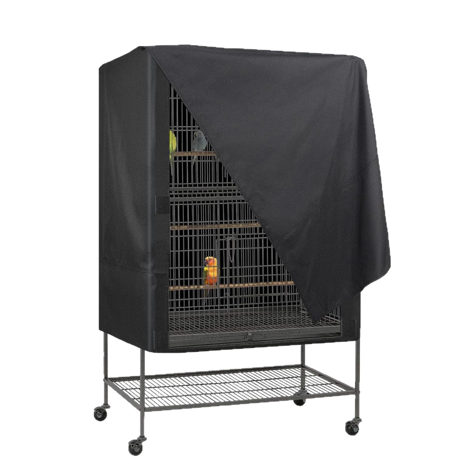 BWANGIAO 210D Oxford Bird Cage Cover For Indoor And Outdoor Application Blocks Sunlight Wind Rain And